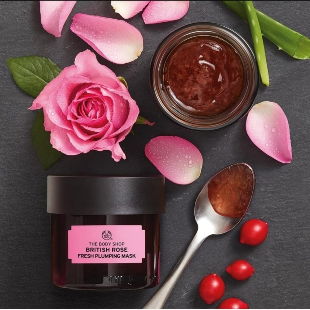 The Body Shop British Rose Fresh Plumping Mask